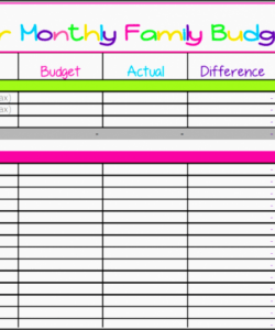 free 6 printable family monthly budget planner for free monthly budget planner template pinterest sample