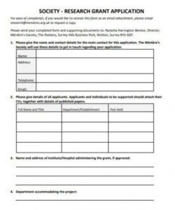 free free 10 research grant application templates in pdf  ms template for project budget for grant application word
