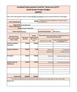 free grant budget template grant project proposal budget template sample