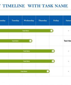 free weekly timeline with task name ppt powerpoint presentation budget and timeline template powerpoint example