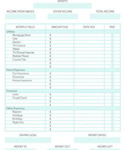 monthly budget template uk eliminate your fears and doubts online monthly college budget planner template