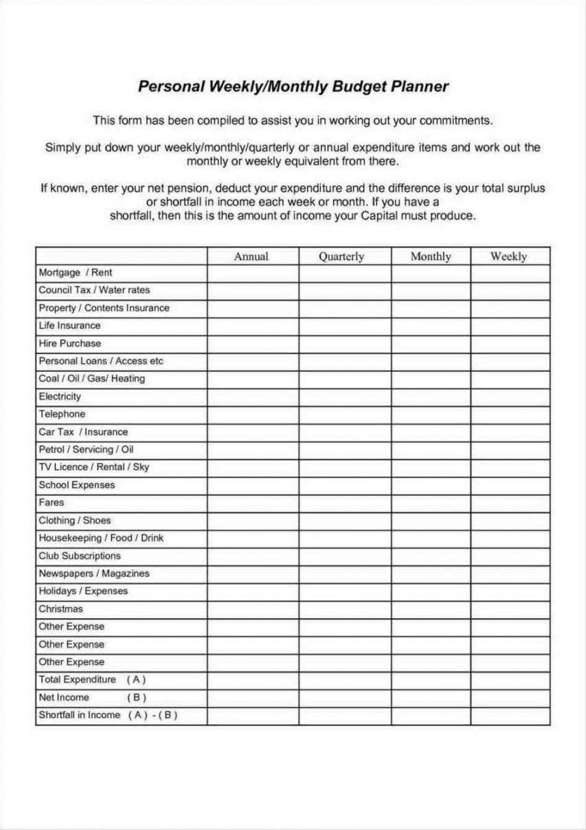 monthly business expense calculator worksheet  sample small business monthly budget template doc