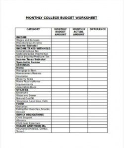 printable 20 budget templates in word  free &amp;amp; premium templates college student parents budget template doc