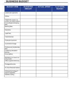 printable 37 handy business budget templates excel google sheets spreadsheet template for budget excel