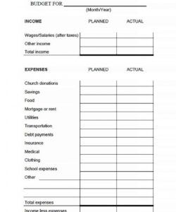 printable biweekly budget template  culturopedia biweekly pay budget template excel