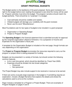 printable grant proposal budget template  prolifica download grant proposal grant budget template word