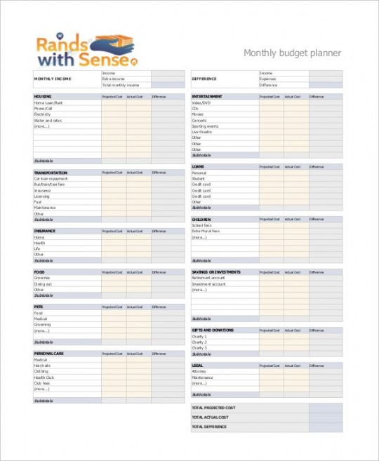 printable monthly budget template uk eliminate your fears and doubts financial monthly budget template excel