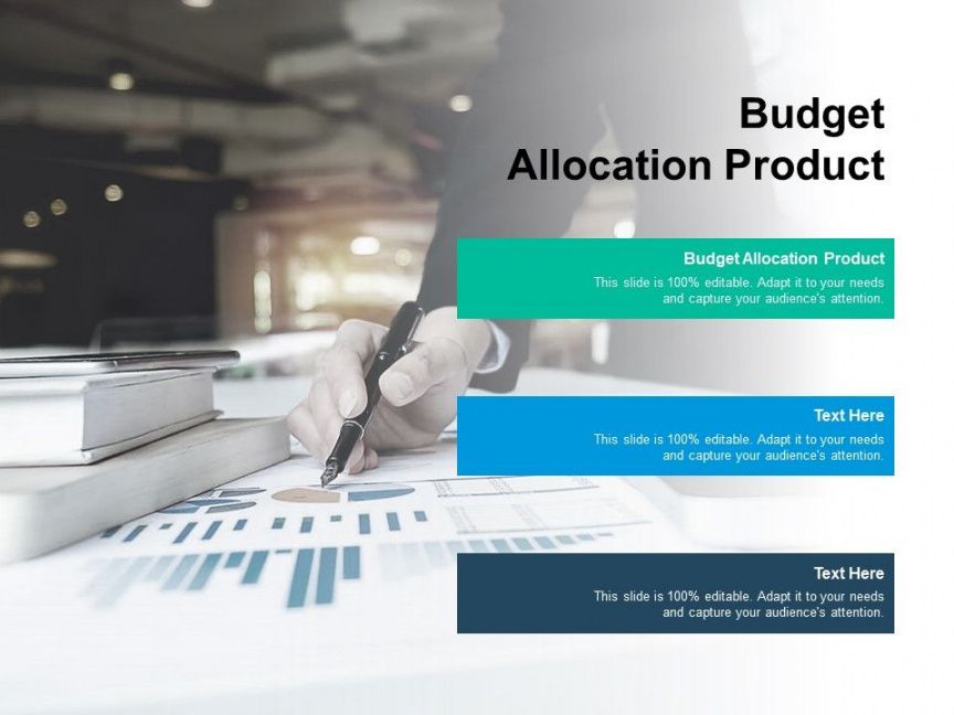 sample budget allocation product ppt powerpoint presentation budget presentation powerpoint template example