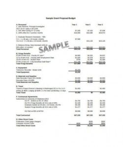 sample free 11 research budget proposal templates in pdf  ms sample project budget template grant proposal doc