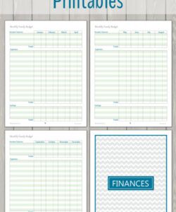 sample monthly family budget printables monthly budget planner template pinterest word