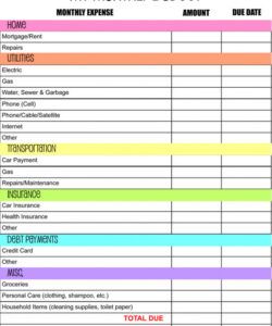 editable budget planner worksheets  print paper templates actual and projected personal budget template blank