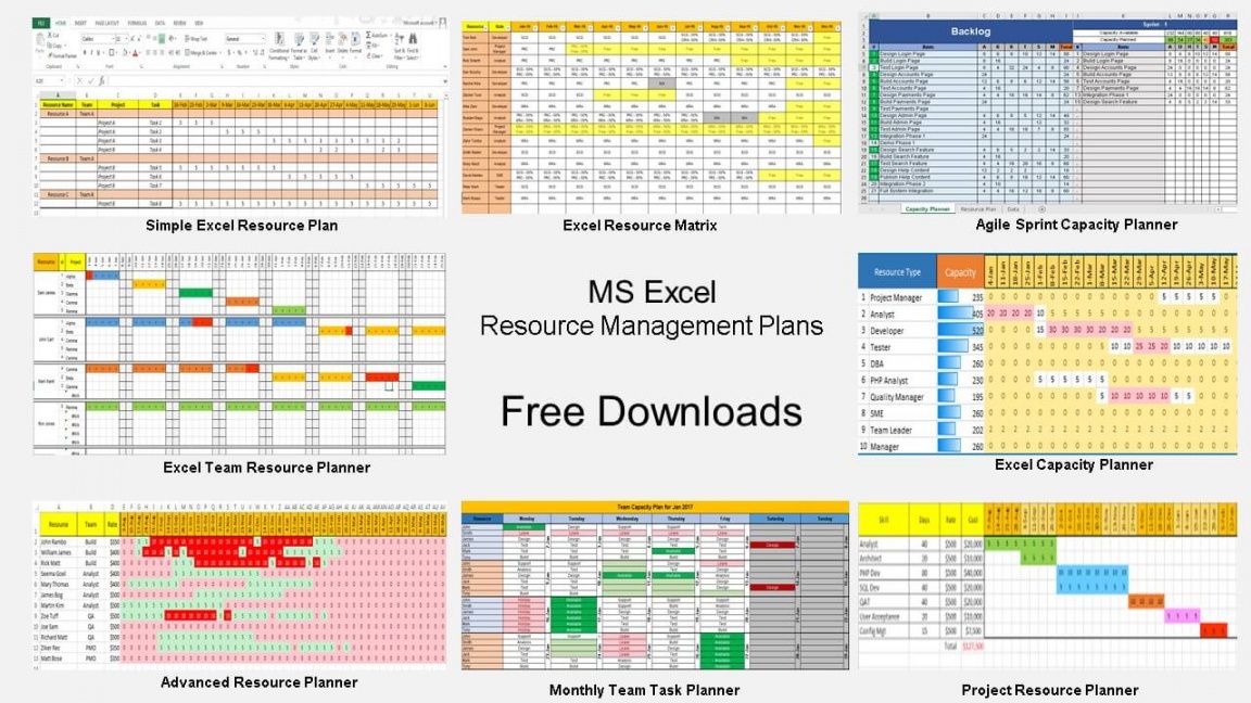 editable resource management using excel  7 template downloads human resource budget planning template excel