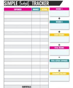 free monthly bill planner template  calendar template printable personal financial plan budget template doc