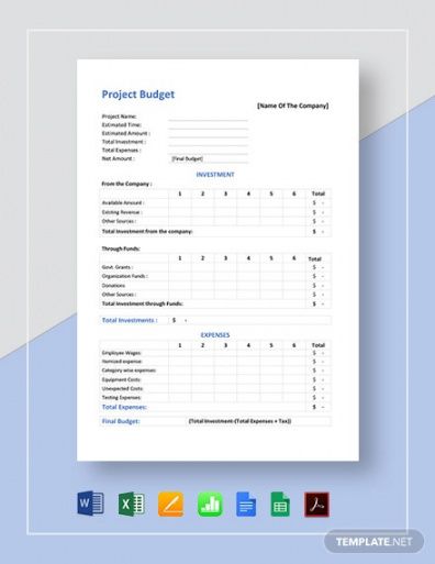 project budget template  pdf  word doc  excel personal budget template in numbers apple doc
