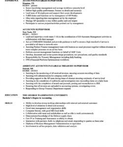 accounts payable supervisor resume  mryn ism accounts payable job description template