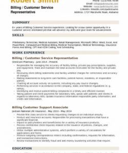 billing customer service representative resume samples bilingual customer service representative job description template pdf