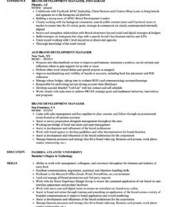 brand manager job description sample  hq template documents fashion design manager job description template