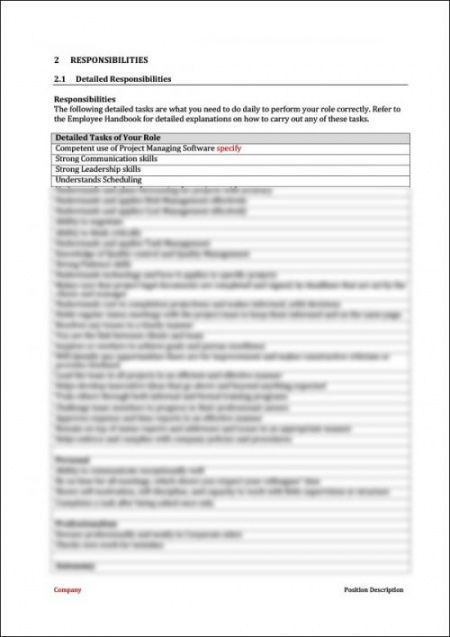 construction project manager job description archives manufacturing project manager job description template