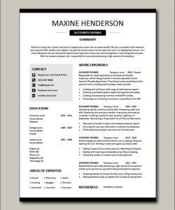 free accounts payable resume sample job description salary accounts payable job description template pdf