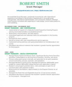 free grant manager resume samples  qwikresume junior project manager job description template and sample