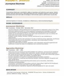free journeyman electrician resume samples  qwikresume apprenticeship job description template doc