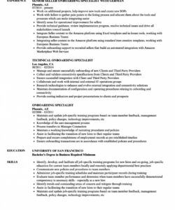 free make hr onboarding resume onboarding specialist resume hr specialist job description template