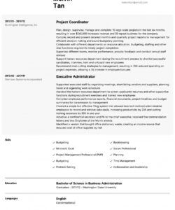 free project coordinator resume samples  all experience levels project coordinator job description template doc