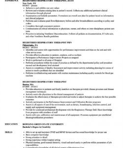 free resume examples for respiratory therapist beauty therapist job description template doc