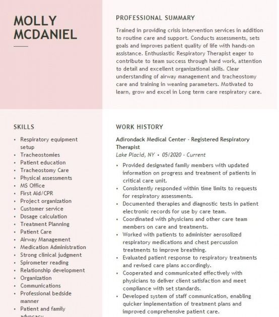 icu registered respiratory therapist resume example miami respiratory therapist job description template