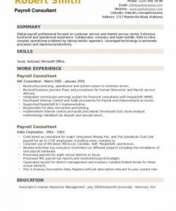 payroll consultant resume samples  qwikresume hr specialist job description template pdf