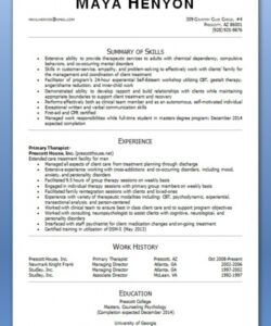 primary therapist sample resume format in word free download speech therapist job description template