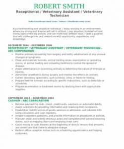 veterinary assistant resume samples  qwikresume veterinary technician job description template pdf