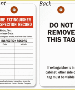 31 free fire extinguisher inspection tags template fire extinguisher inspection checklist template