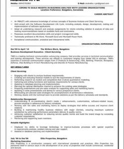 business analyst resume template  free samples  examples technical business analyst job description template and sample