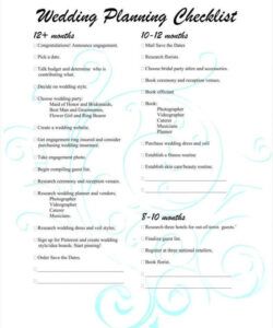 editable 14 wedding timeline templates  free pdf doc format wedding planning checklist template examples