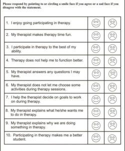 editable therapy survey for kids  your therapy source occupational therapy activity analysis template example