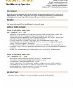 field marketing specialist resume samples  qwikresume marketing specialist job description template and sample