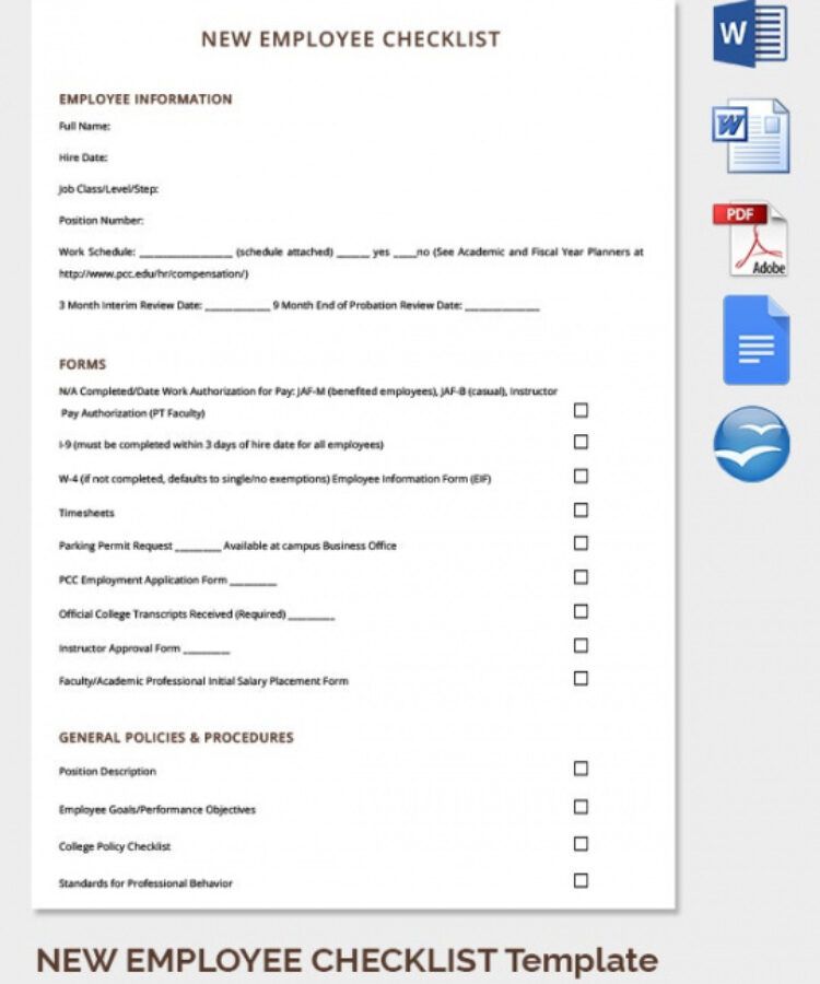 Plumbing Checklist Template