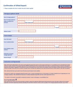 free 45 sample gift letter templates in pdf  ms word nationwide mortgage gifted deposit template doc