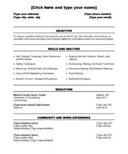 free cosmetology resume templates  emmamcintyrephotography graduate job description template and sample