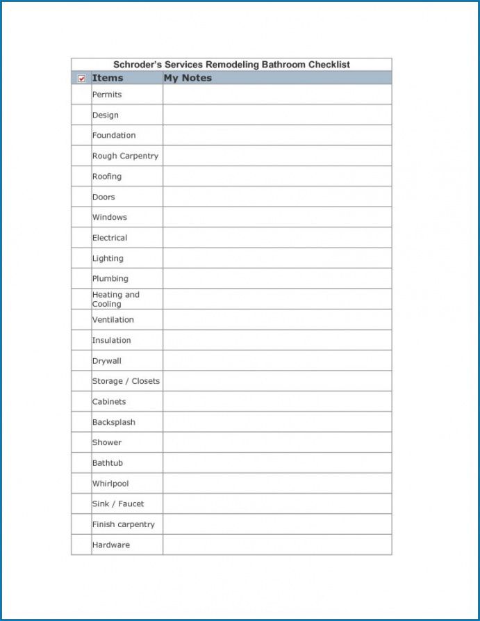 free √ free printable bathroom remodel checklist template bathroom remodel checklist template