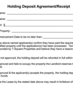 free free rent deposit receipt template  receipt template receipt for lease security deposit template