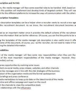 free media manager job description and its faq  room surf marketing specialist job description template doc