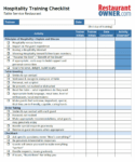 Free Restaurant Checklists Lifting Equipment Inspection Checklist ...