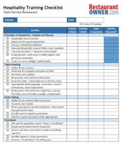 free restaurant checklists lifting equipment inspection checklist template pdf
