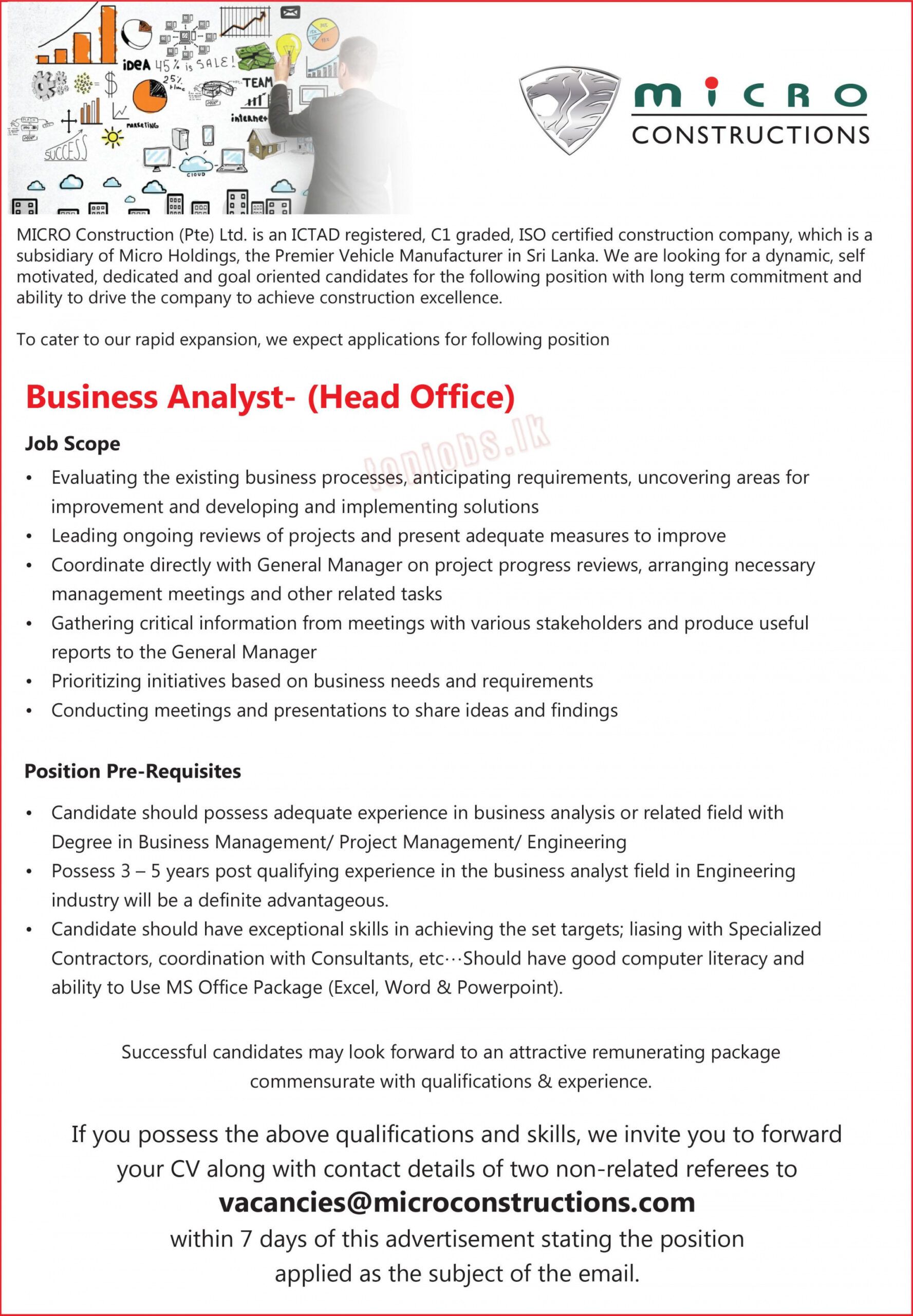 job description business analyst  mryn ism technical business analyst job description template and sample