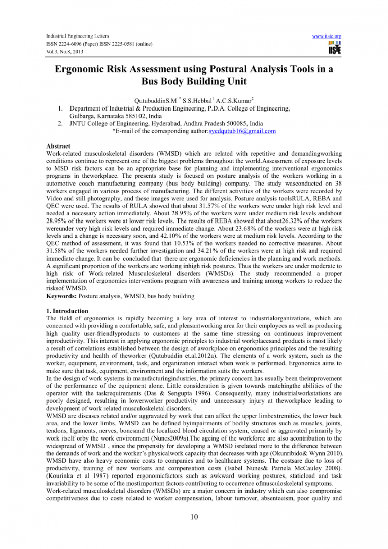 pdf ergonomic risk assessment using postural analysis ergonomic assessment checklist template pdf