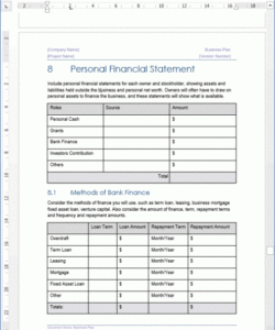 printable business plan templates 40page ms word  10 free excel business plan financial analysis template pdf