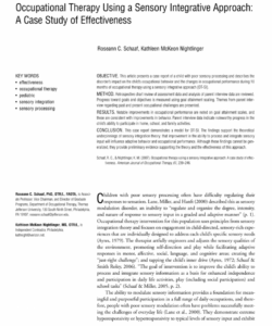 printable pdf occupational therapy using a sensory integrative occupational therapy activity analysis template example