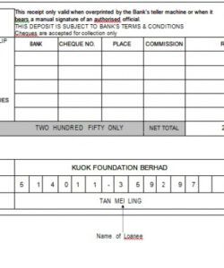 sample printable free deposit slip template and examples for bank keybank deposit slip template sample